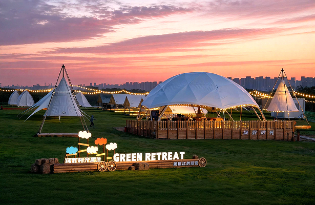 星野上 • 帐篷建筑案例 | 北京通州绿野时光营地