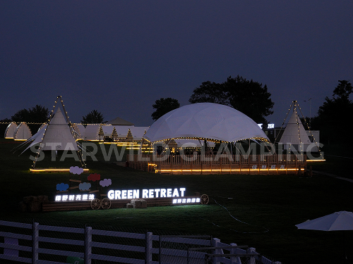 星野上 • 帐篷建筑案例 | 北京通州绿野时光营地