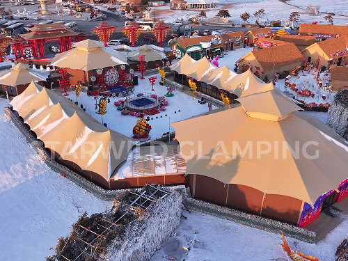星野上 • 帐篷建筑案例 | 查干湖冰雪渔猎文化旅游节