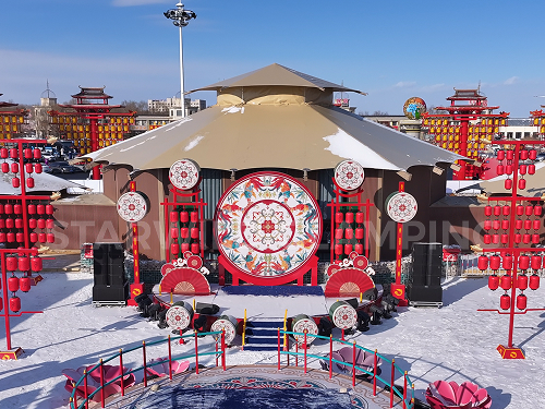 星野上 • 帐篷建筑案例 | 查干湖冰雪渔猎文化旅游节