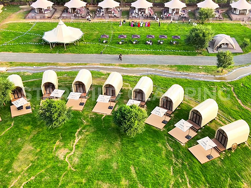 星野上 • 帐篷建筑案例 | 内蒙古呼和浩特峪见小镇营地