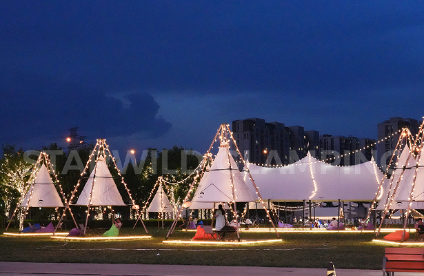 星野上酒店露营帐篷案例