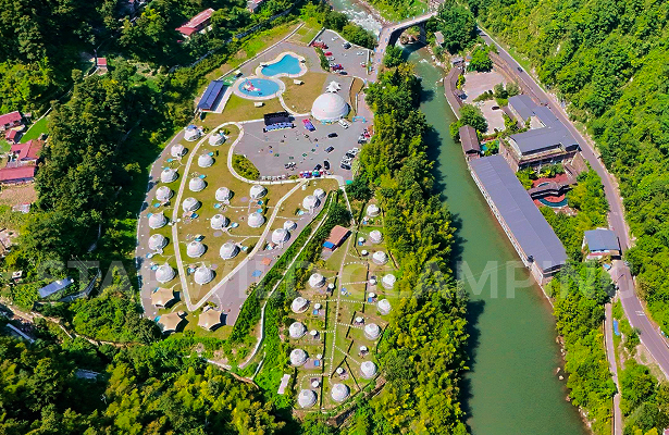 星野上酒店露营帐篷案例