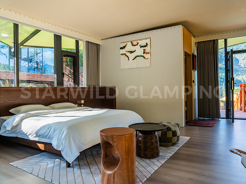 星野上 • 帐篷建筑案例 | 四川龙神沟黄金坝露营地