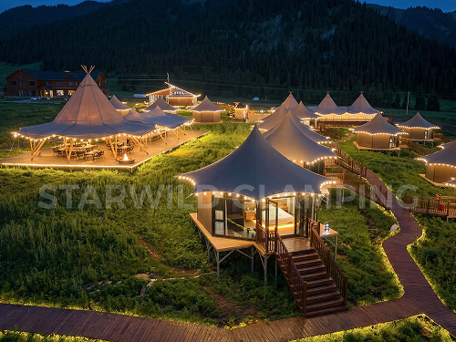 星野上 • 帐篷建筑案例 | 新疆唐布拉百里星空野奢营地