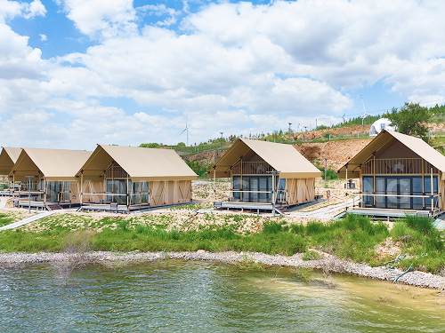 星野上 • 帐篷建筑案例 | 山西右玉常门铺水库营地