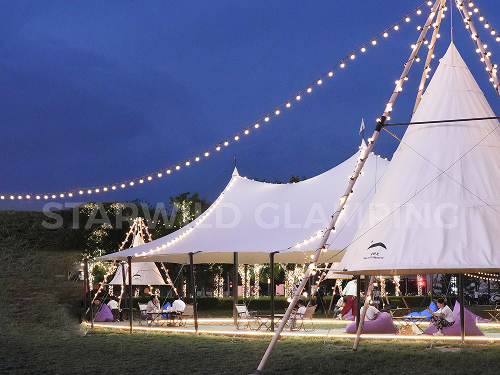 星野上 • 帐篷建筑案例 | 北京王府井城市露营基地