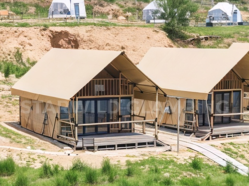 星野上 • 帐篷建筑案例 | 山西右玉常门铺水库营地