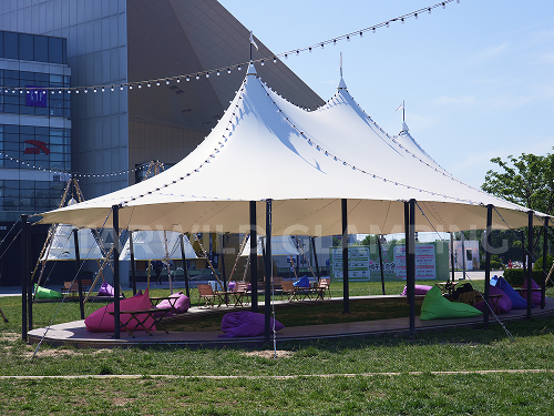 星野上 • 帐篷建筑案例 | 北京王府井城市露营基地