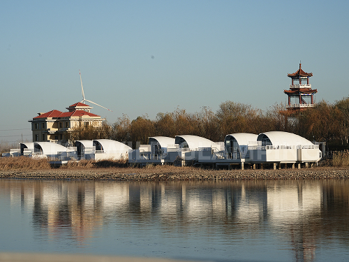 星野上 • 帐篷建筑案例 | 天津北辰曙光水镇心也私汤营地