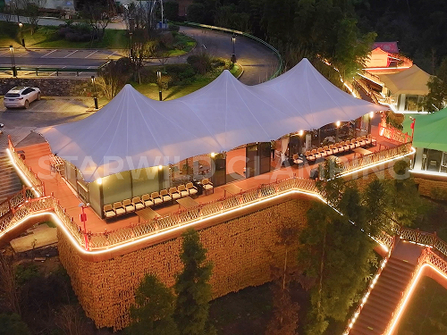 星野上 • 帐篷建筑案例 | 四川龙神沟黄金坝露营地