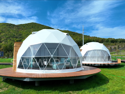 星野上 • 帐篷建筑案例 | 黑龙江双鸭山翡翠湖森林公园营地