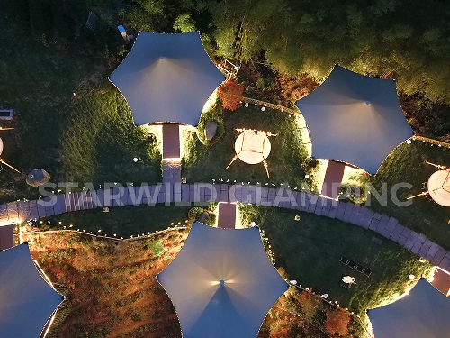 星野上 • 帐篷建筑案例 | 四川宜宾八仙山云舍营地