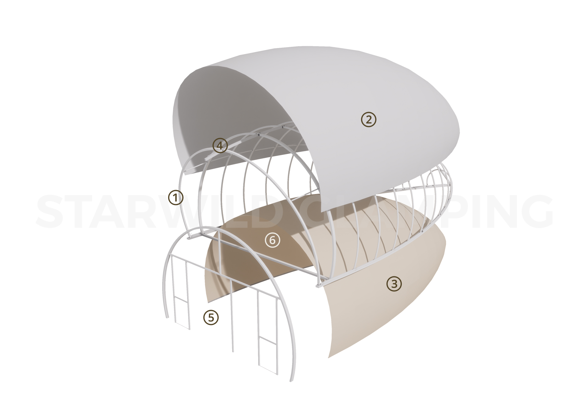 贝壳奢华帐篷 · 设计与配置
