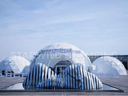 星野上 • 帐篷建筑案例 | 北京朝阳公园极狐行动汽车展厅