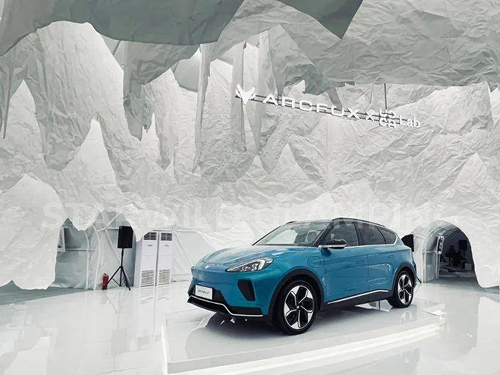 星野上 • 帐篷建筑案例 | 北京朝阳公园极狐行动汽车展厅