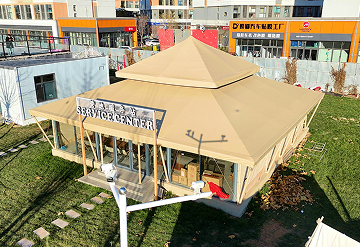 土星帐篷案例• 星野上野奢酒店帐篷