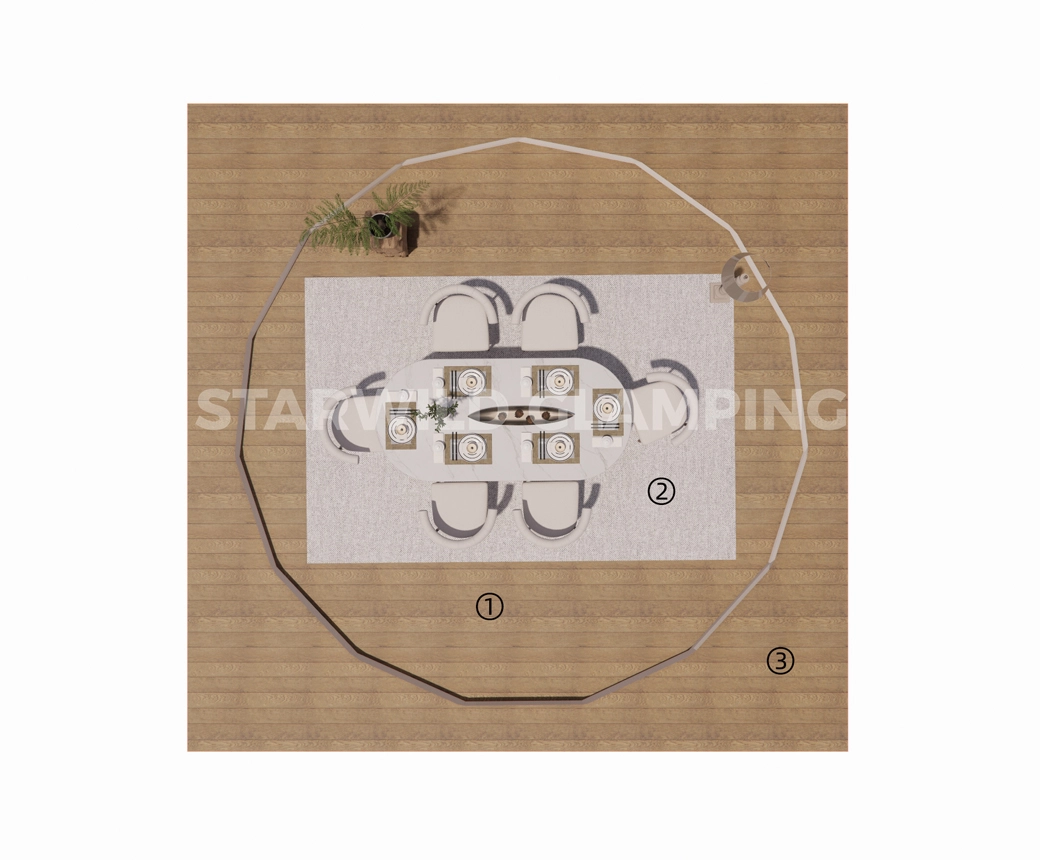 星空餐厅圆顶帐篷 · 内部特点